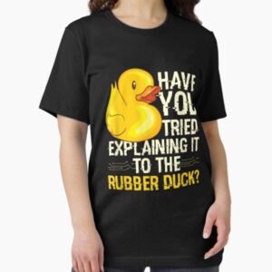 Funny Programmer - Rubber Duck Debugging, Funny Programmer Gift Design