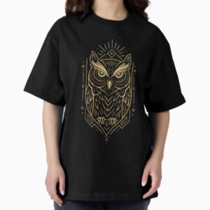 Mystical Owl – Futuristic Art Deco